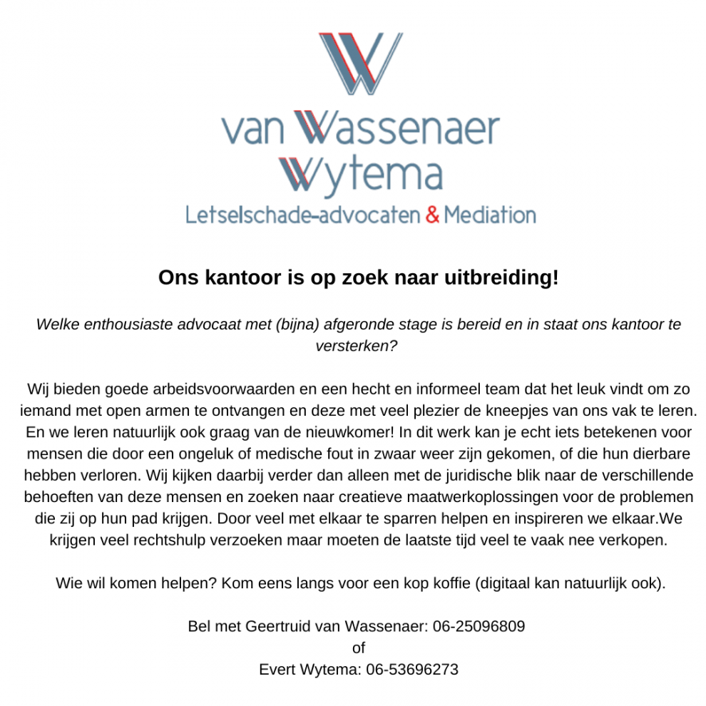 Vacature advocaat haarlem